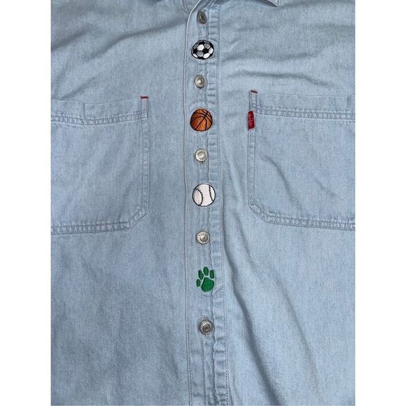 Vintage Levi’s Sports Long Sleeve Button Up - Picture 3 of 4